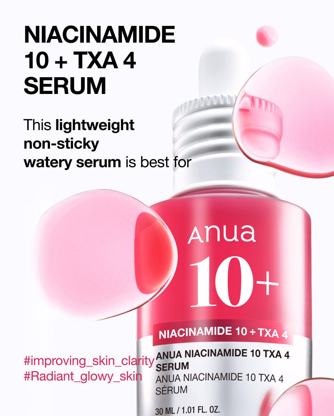 Sérum NIACINAMIDE 10% + TXA 4%