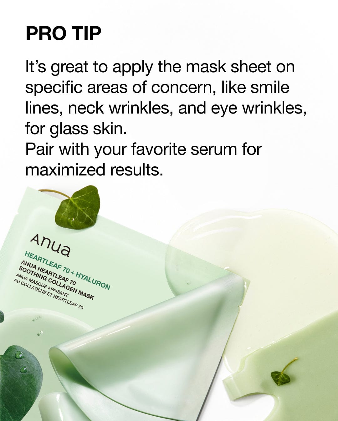 Masque Collagène Apaisant 70% Heartleaf