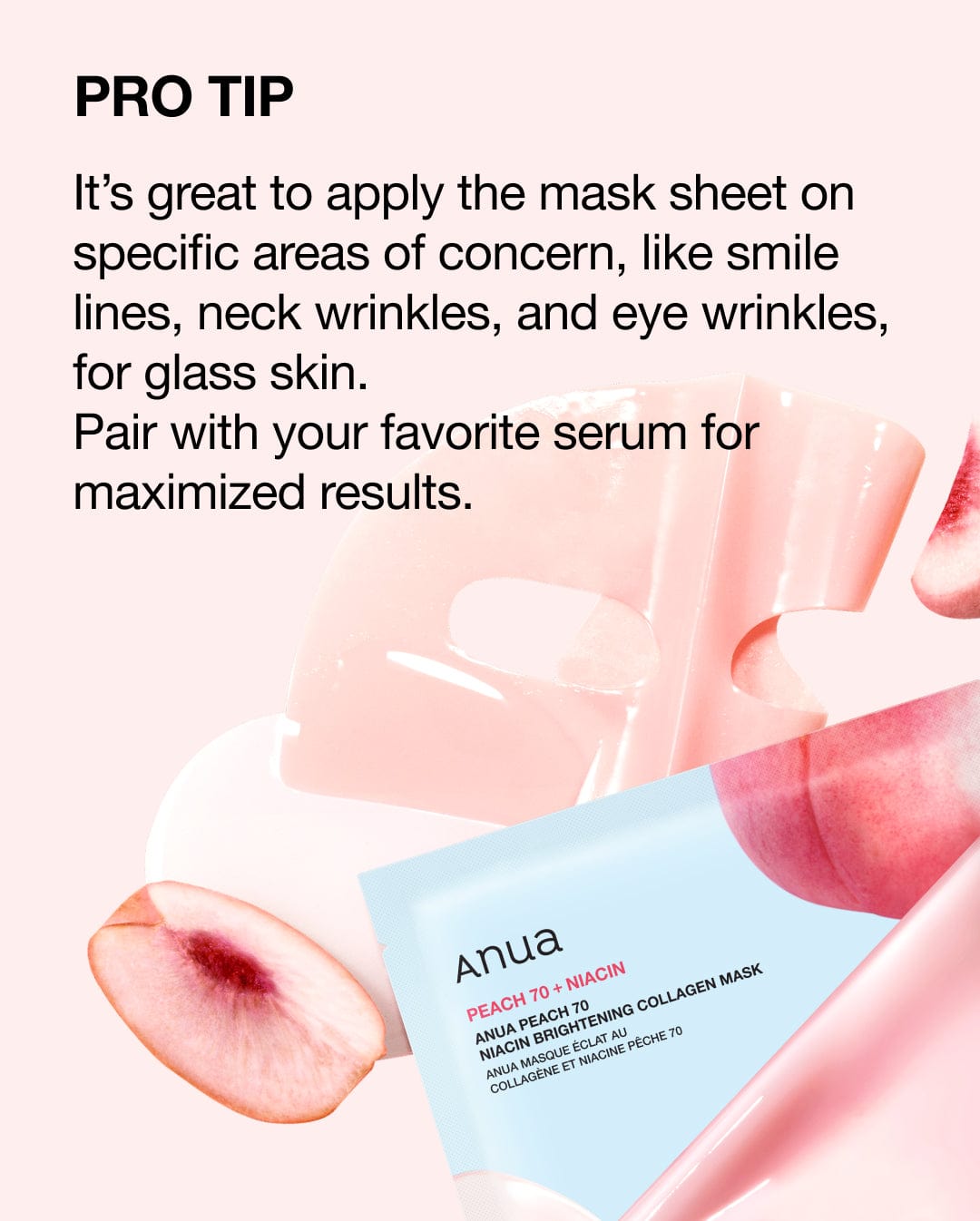 Masque Éclaircissant au Collagène Niacin 70 Pêche