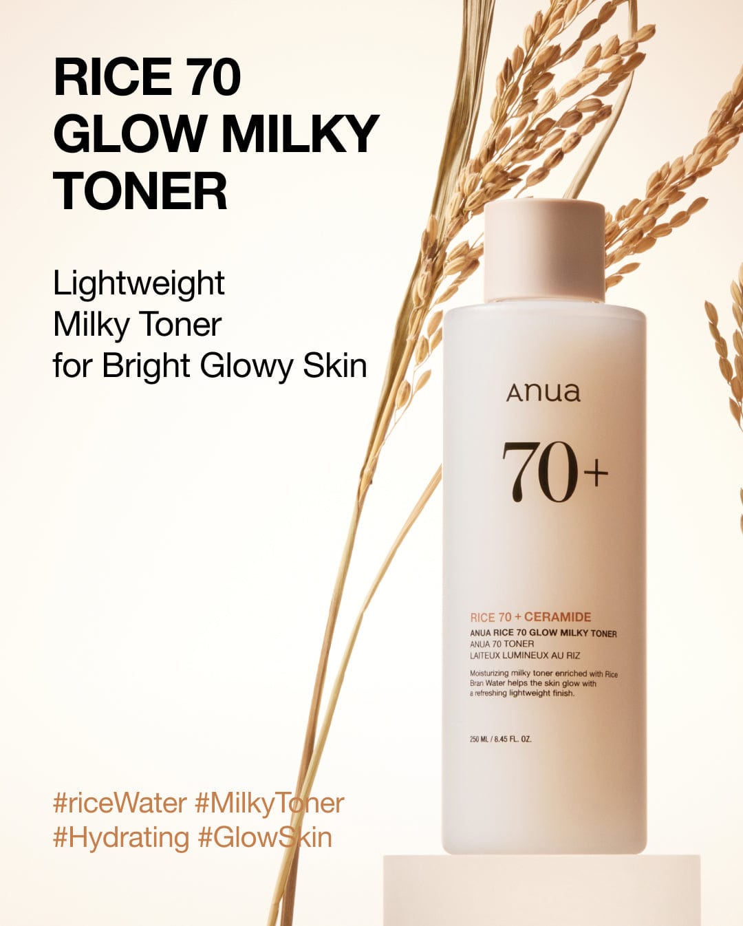 Toner Lait éclat Rice 70